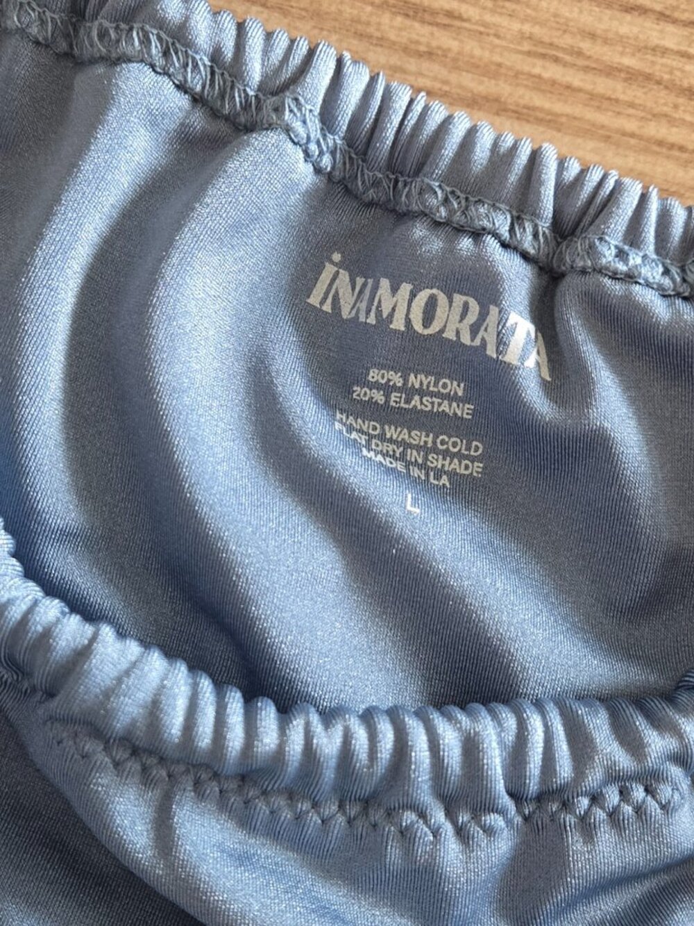Inamorota Swim Capresia top and bottom in blue Size Large - Picture 2 of 5